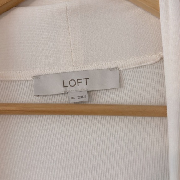 Loft Ribbed Long Open Cardigan - Picture 3 of 3